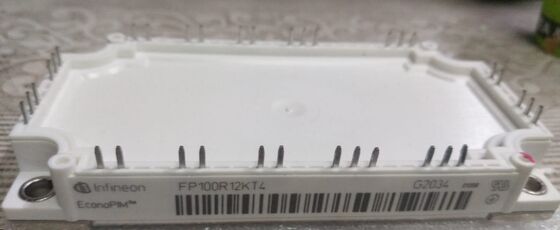 FP100R12KT4 1200V 100A PIM IGBT Module TRENCHSTOP™ IGBT4 VCE(sat) Rendah 2.1V Penyearah dan Rem Terintegrasi Pelat Dasar Tembaga NTC Kerugian Switching Rendah Untuk Penggerak Motor