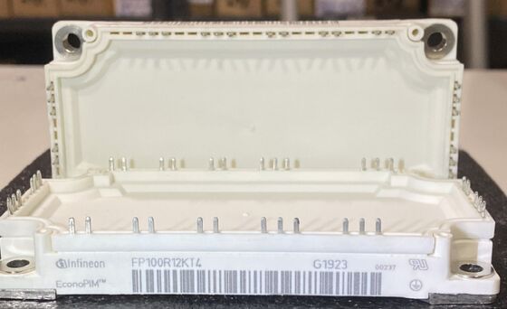 FP100R12KT4 1200V 100A PIM IGBT Module TRENCHSTOP™ IGBT4 VCE(sat) Rendah 2.1V Penyearah dan Rem Terintegrasi Pelat Dasar Tembaga NTC Kerugian Switching Rendah Untuk Penggerak Motor
