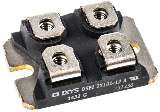 DSEI2X101-12A 1200V 2x101A Dual Diode Ultra-Fast Recovery Low Reverse Recovery Soft Switching Low VF High dI/dt Isolated Package Ideal untuk Snubber dan Las