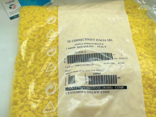 281934-2 2 Posisi Pitch 2.5mm Header Wire-to-Board Sudut Kanan Through Hole Terbungkus Kunci Gesekan Terpolarisasi Berlapis Timah untuk Aplikasi Industri dan Otomotif