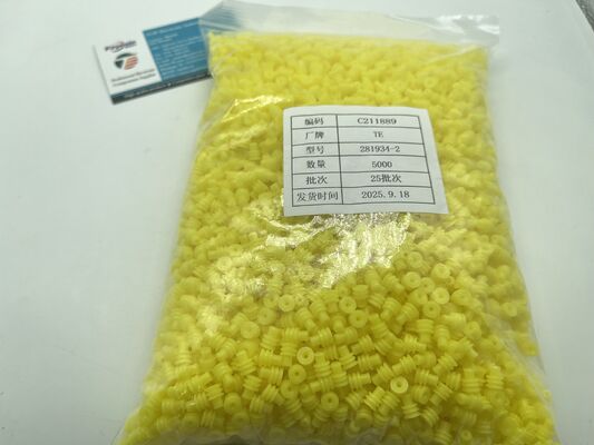 281934-2 2 Posisi Pitch 2.5mm Header Wire-to-Board Sudut Kanan Through Hole Terbungkus Kunci Gesekan Terpolarisasi Berlapis Timah untuk Aplikasi Industri dan Otomotif