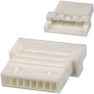 PALR-08VF 8 Posisi 2.0mm Pitch Connector Housing PA Series Receptacle Crimp Termination Positive Lock Compact Design 3A Rating 100V AC untuk aplikasi Wire-to-Board