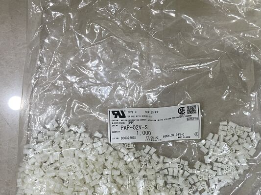 PAP-02V-S 2 Posisi Konektor Pitch 2.0mm Seri PA Receptacle Terminasi Crimp Kunci Positif Ringkas Rating 3A 100V AC untuk Aplikasi Wire-to-Board dan Kepadatan Tinggi