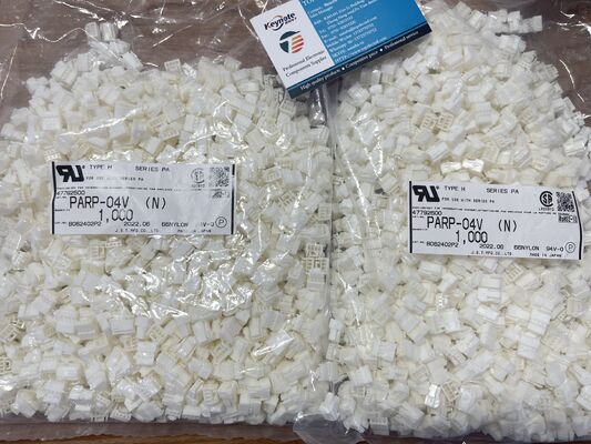 PARP-04V 4 Posisi 2.0mm Pitch Connector Housing PA Series Receptacle Crimp Termination Positive Lock Compact 3A Rating 100V AC untuk Wire-to-Board dan LED Lighting