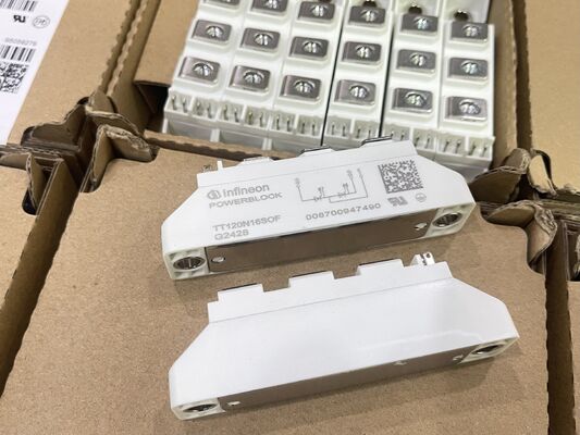 TT120N16SOFHPSA1 SCR modul 1600V Vdrm 120A Itav kontak tekanan tegangan tinggi tegangan tinggi kerugian rendah kelas industri untuk kontrol daya