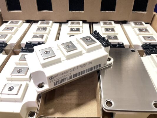 FF400R06KE3HOSA1 IGBT modul 600V 400A setengah jembatan trench stop teknologi rendah VCEsat kecepatan tinggi kelas industri