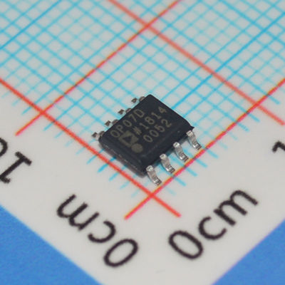 OP07DRZ 0.6μV Low-Noise Op Amp 0.3μV/°C Drift 600nV Max Offset ± 18V Supply SOIC-8 -40°C sampai +85°C