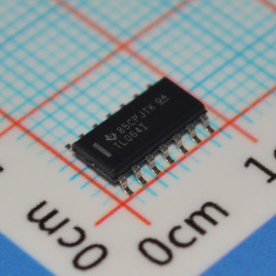 TL064IDR Quad Low-Noise JFET Op Amp 1MHz Bandwidth ± 18V Supply 5pA Input Bias 10mV Offset SOIC-14 -40°C sampai +125°C Industri-Grade